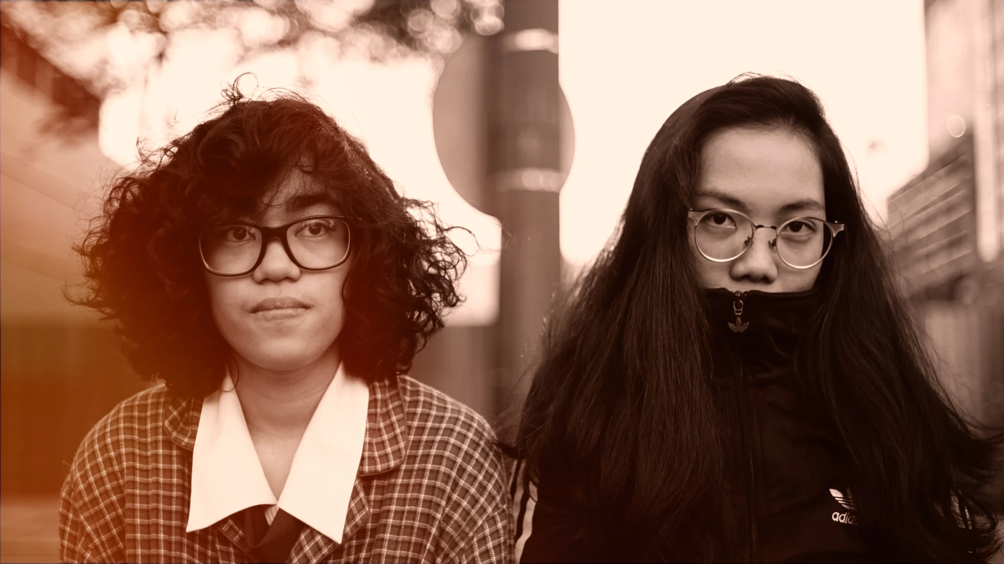 Ana & Ads, sepia — 2019