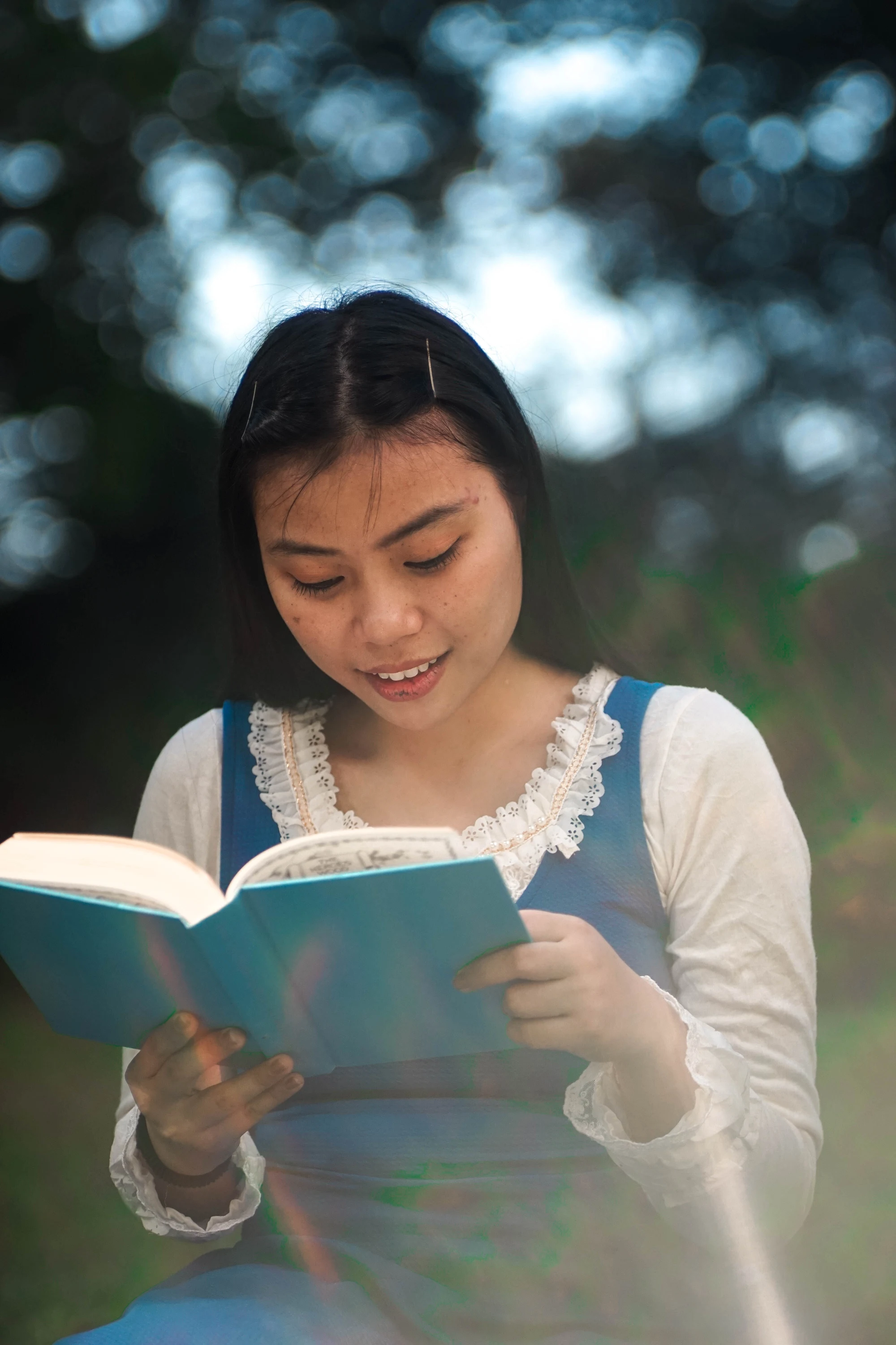 Friend, with a book — 2019